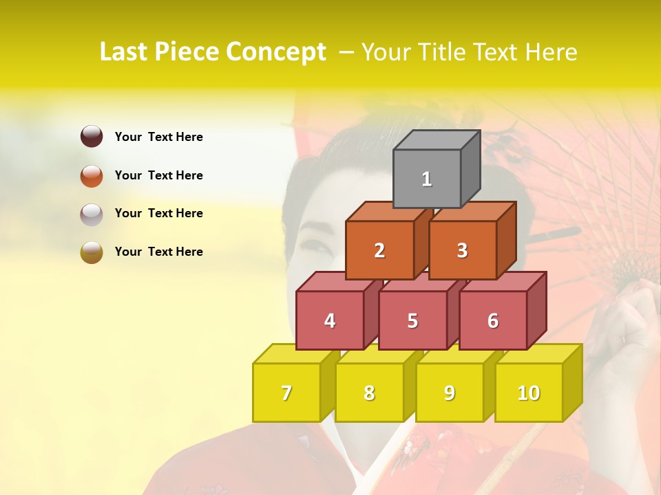 Geisha Japanese Shine PowerPoint Template