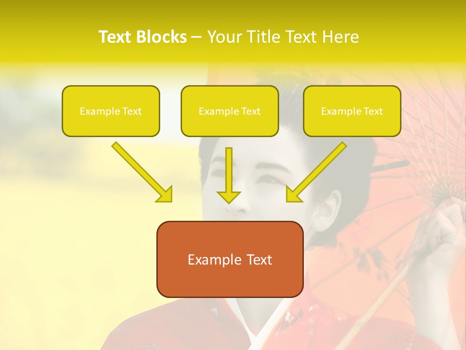 Geisha Japanese Shine PowerPoint Template