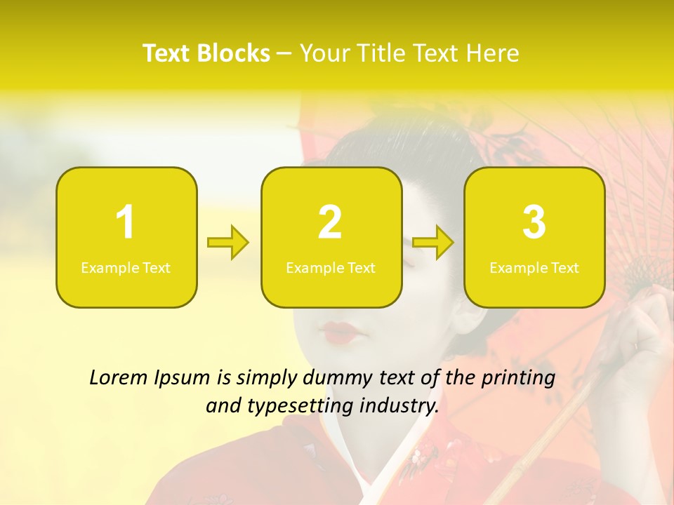 Geisha Japanese Shine PowerPoint Template