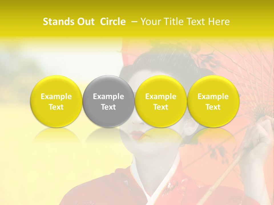 Geisha Japanese Shine PowerPoint Template
