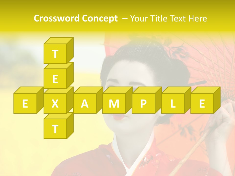 Geisha Japanese Shine PowerPoint Template