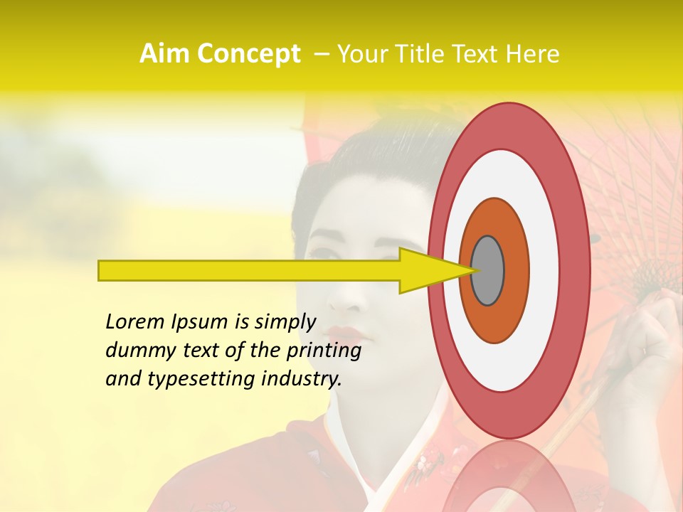 Geisha Japanese Shine PowerPoint Template