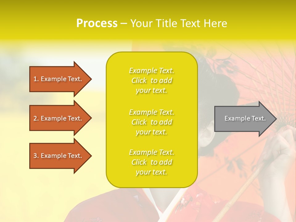 Geisha Japanese Shine PowerPoint Template