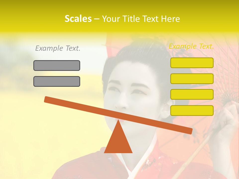 Geisha Japanese Shine PowerPoint Template