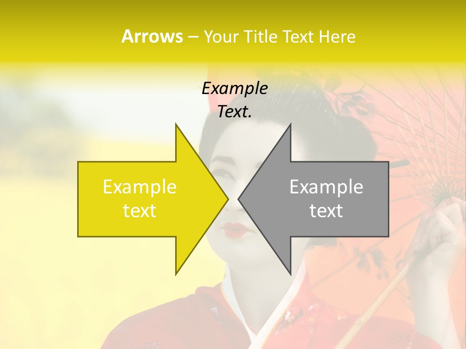 Geisha Japanese Shine PowerPoint Template