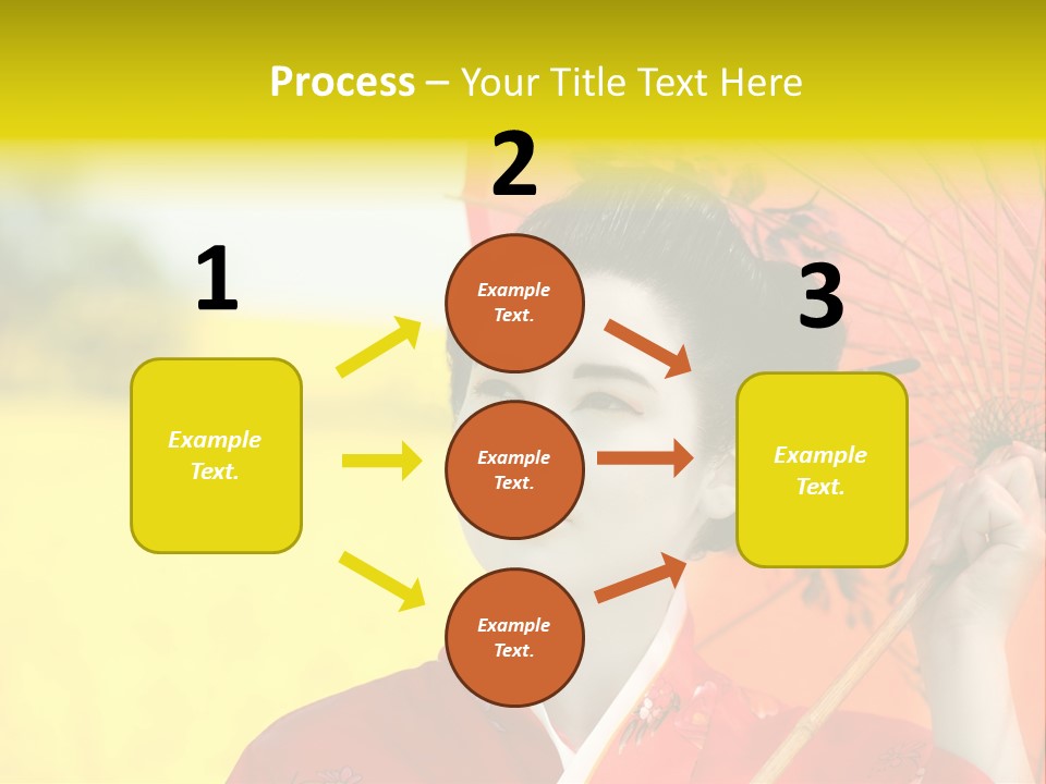 Geisha Japanese Shine PowerPoint Template