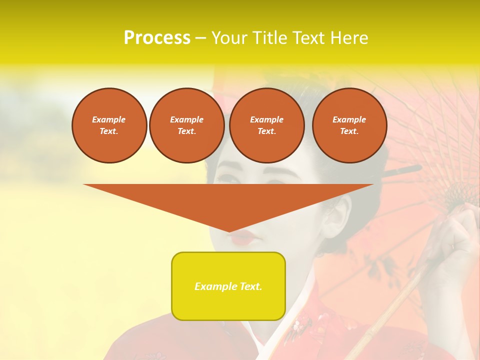 Geisha Japanese Shine PowerPoint Template