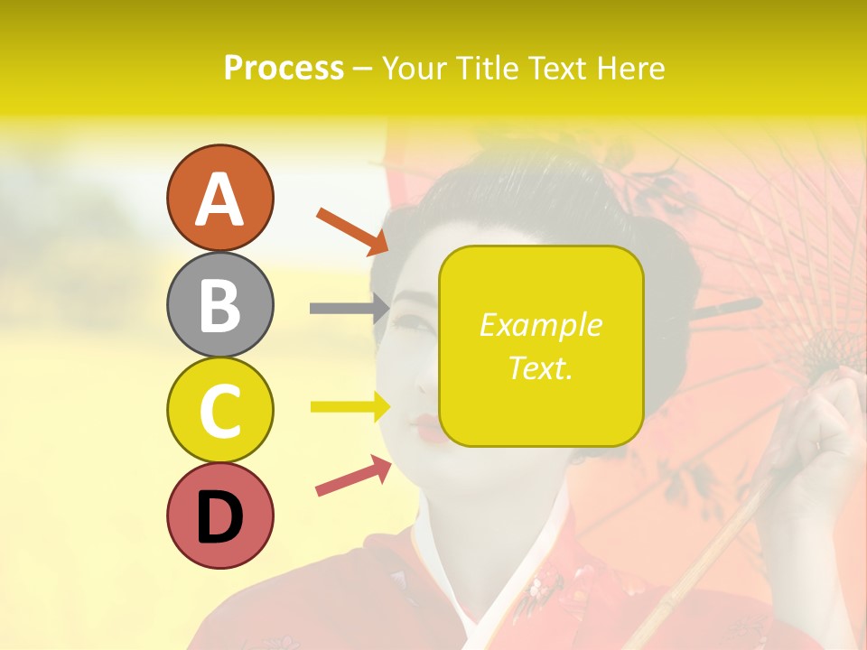 Geisha Japanese Shine PowerPoint Template