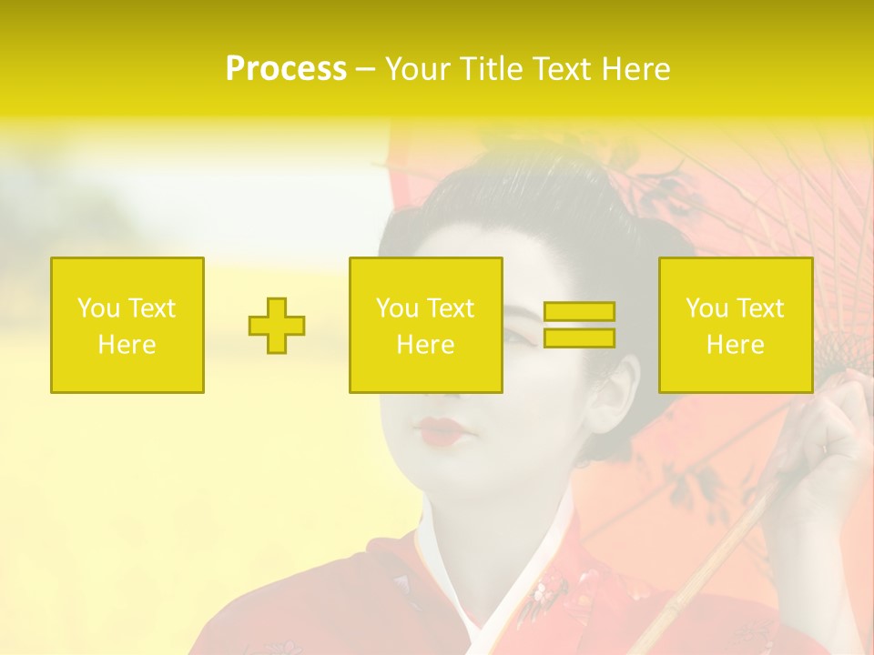Geisha Japanese Shine PowerPoint Template