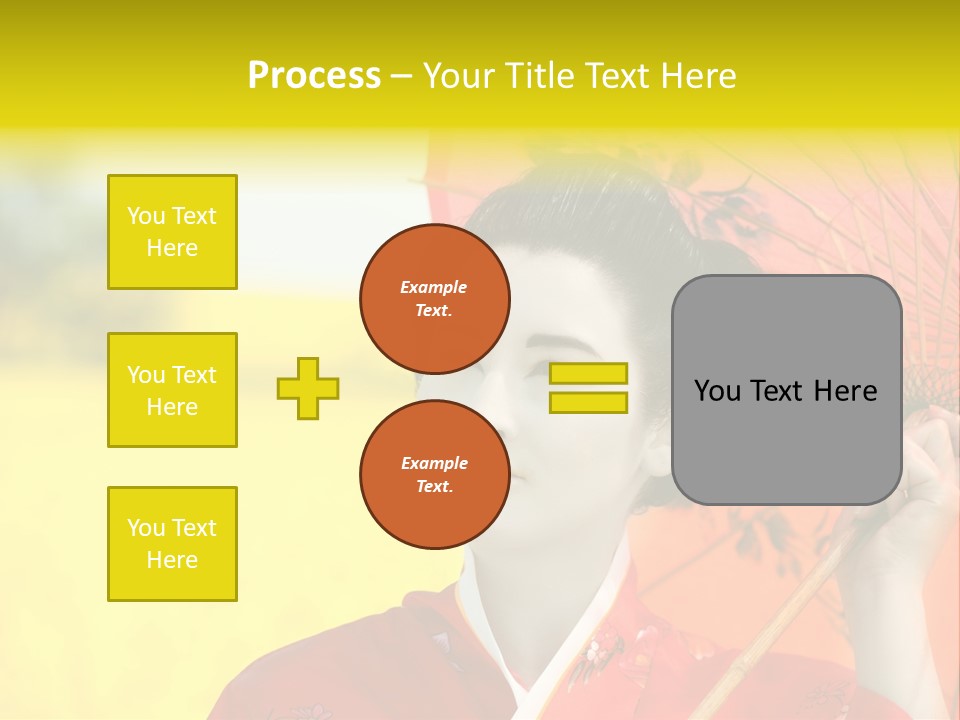 Geisha Japanese Shine PowerPoint Template
