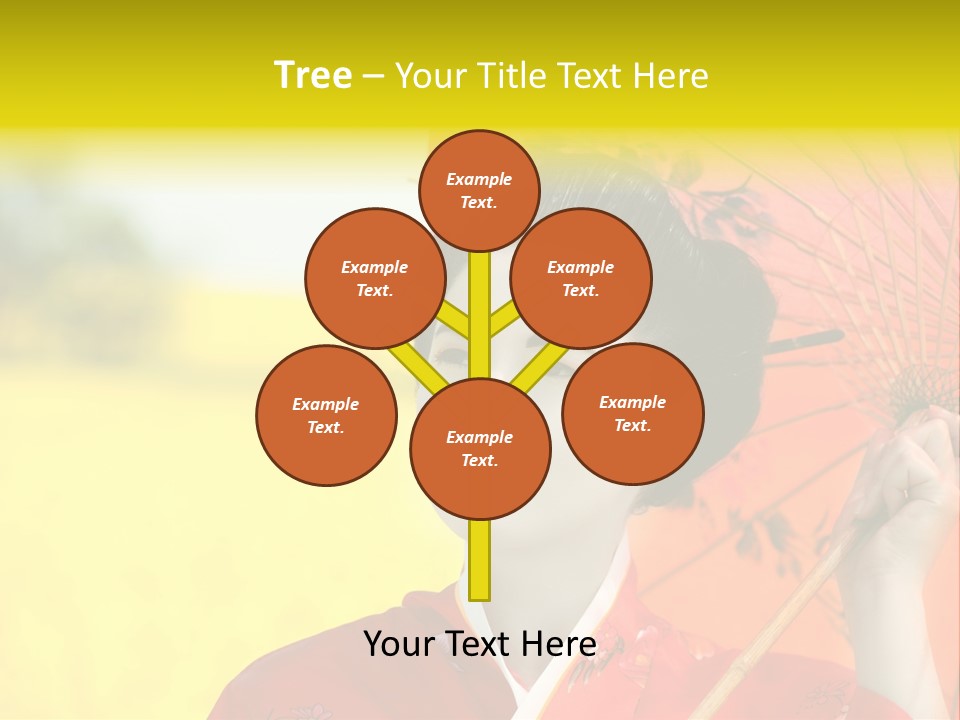 Geisha Japanese Shine PowerPoint Template