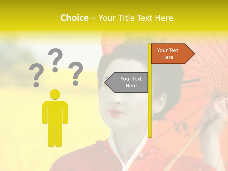 Geisha Japanese Shine PowerPoint Template