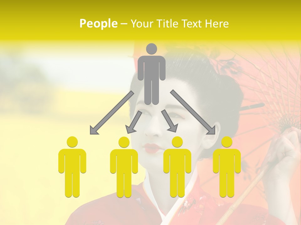 Geisha Japanese Shine PowerPoint Template