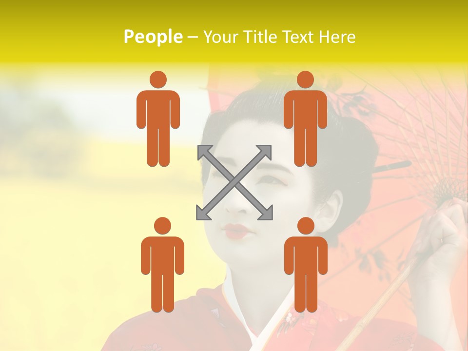 Geisha Japanese Shine PowerPoint Template