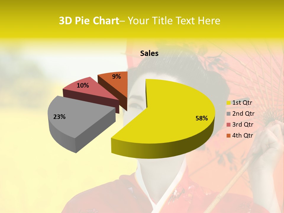 Geisha Japanese Shine PowerPoint Template