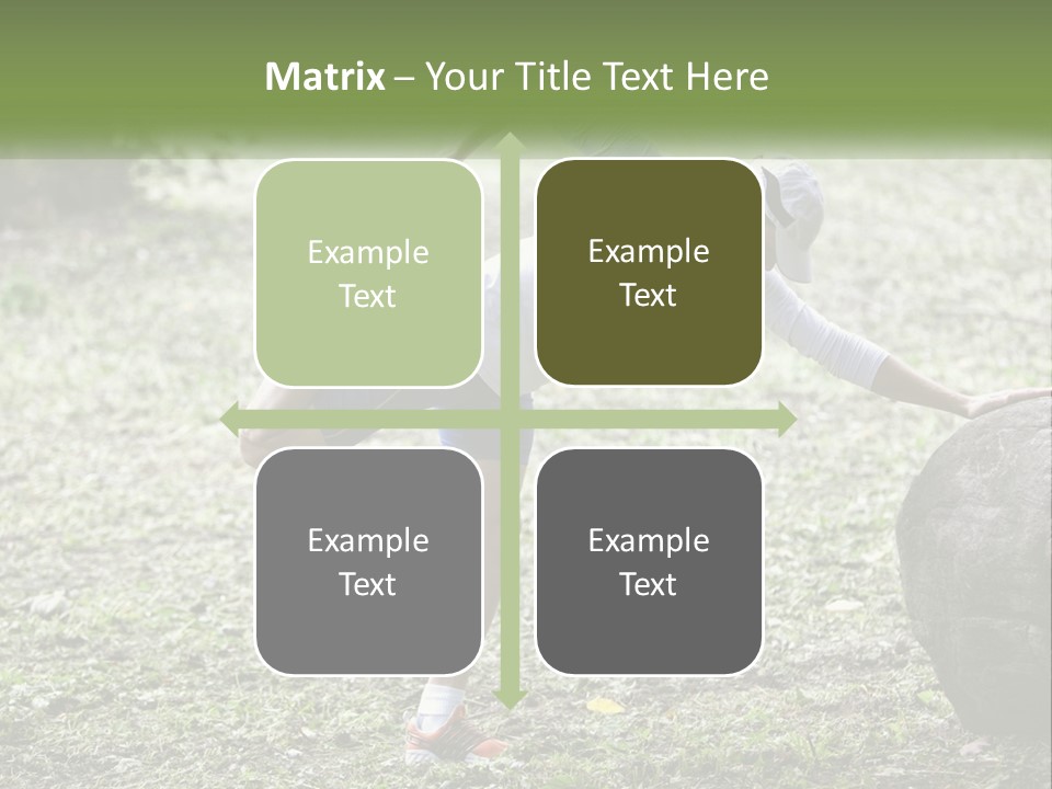 Real Shoe Leaf PowerPoint Template