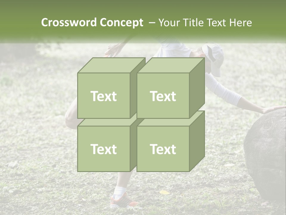 Real Shoe Leaf PowerPoint Template