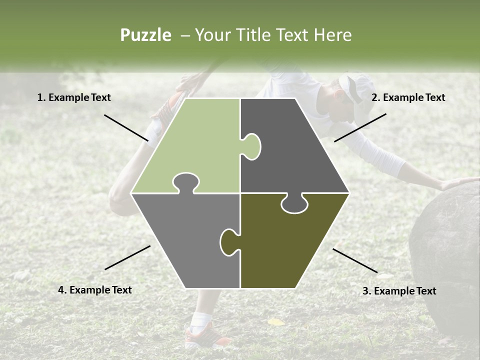 Real Shoe Leaf PowerPoint Template