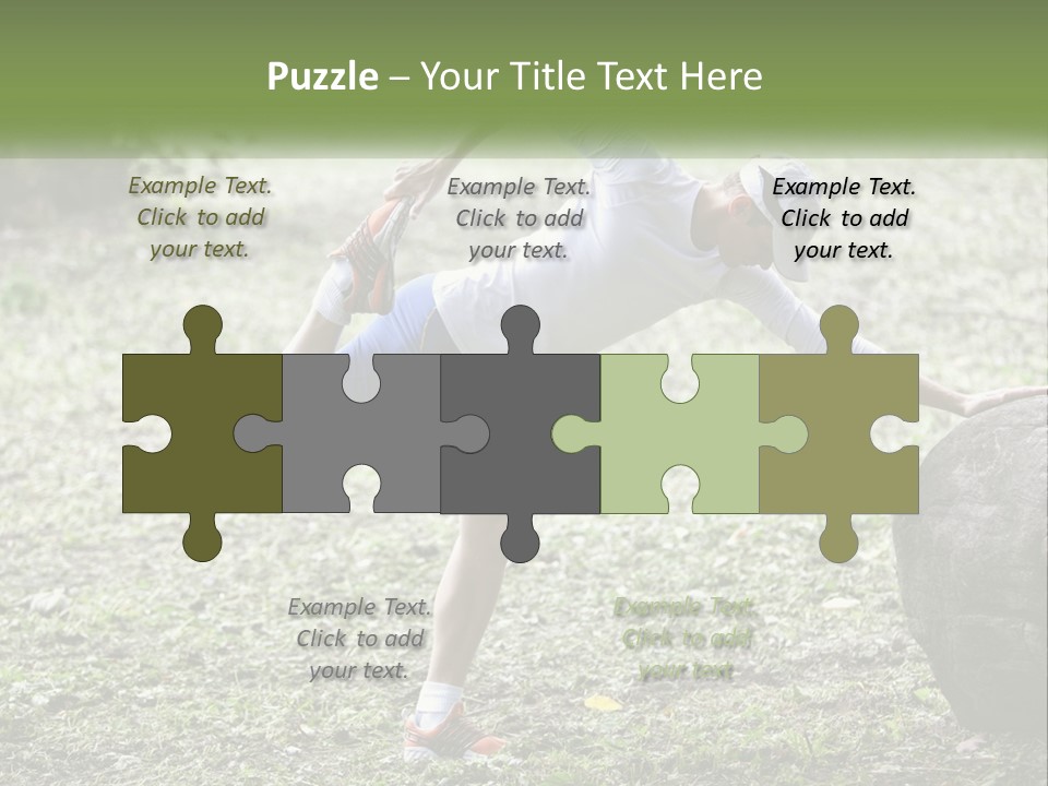 Real Shoe Leaf PowerPoint Template