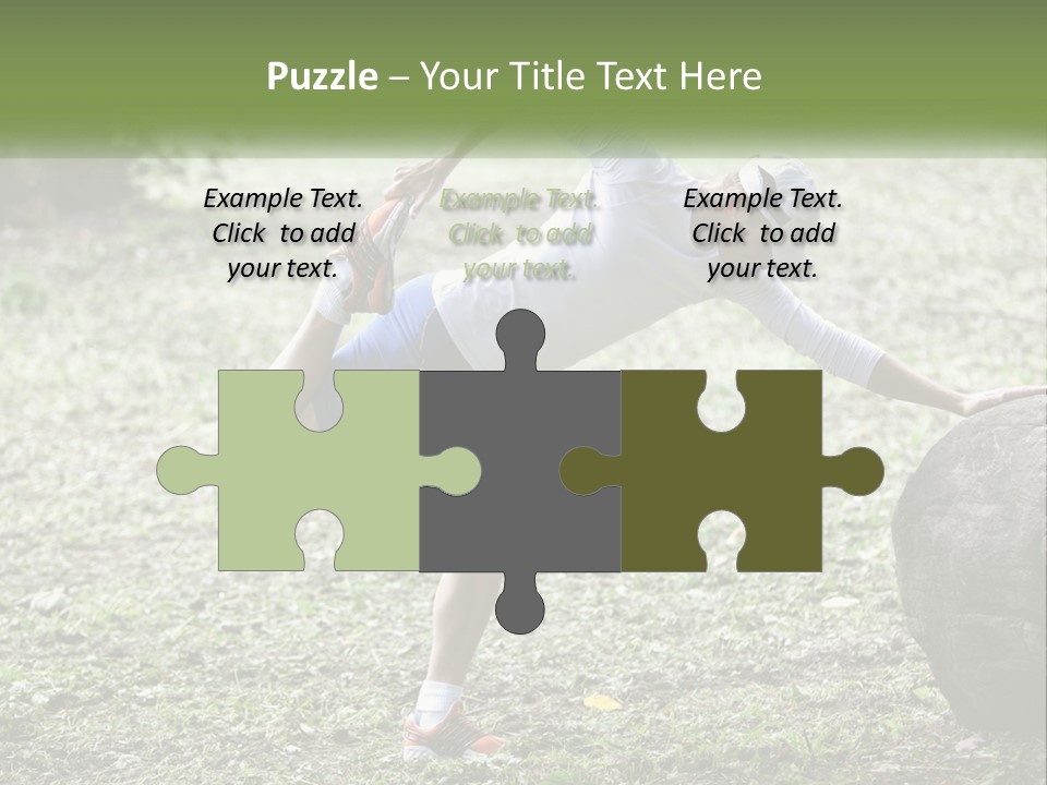 Real Shoe Leaf PowerPoint Template