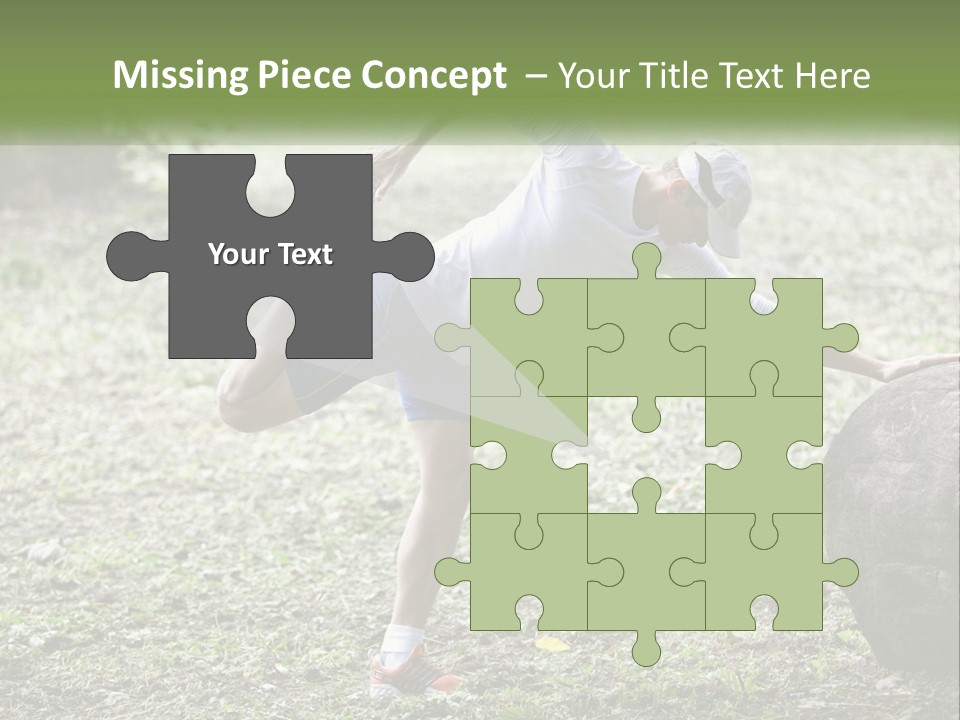 Real Shoe Leaf PowerPoint Template