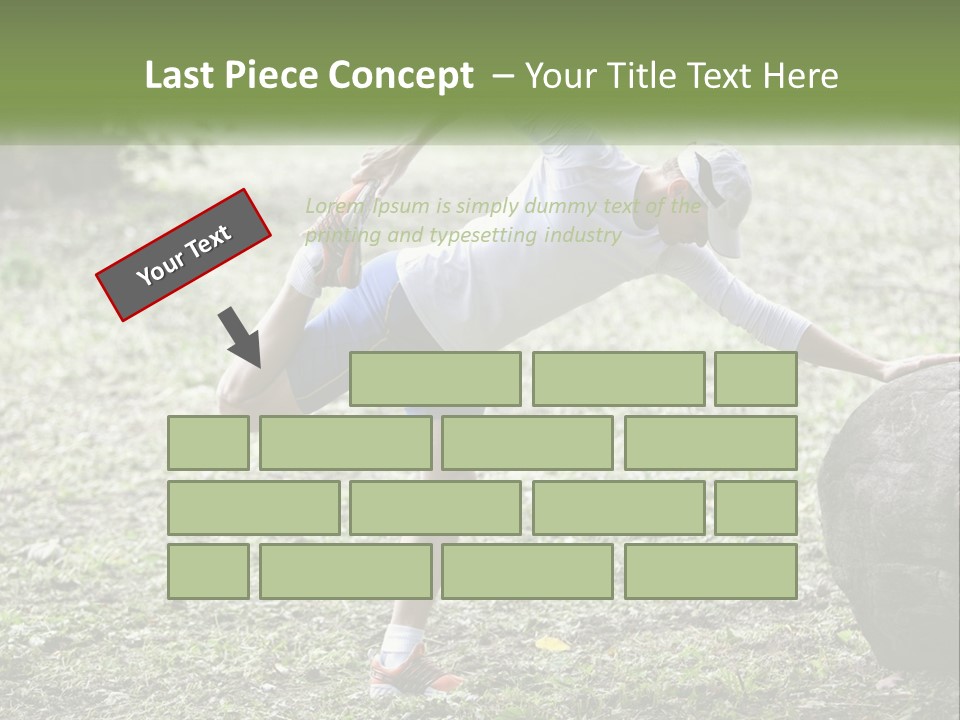 Real Shoe Leaf PowerPoint Template