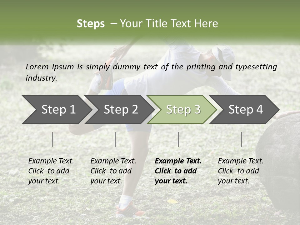 Real Shoe Leaf PowerPoint Template