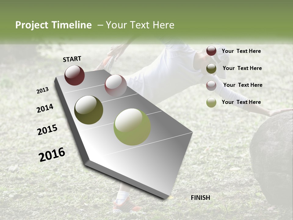 Real Shoe Leaf PowerPoint Template