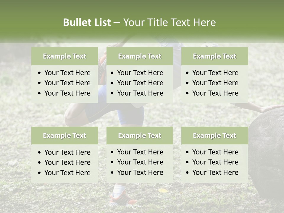 Real Shoe Leaf PowerPoint Template