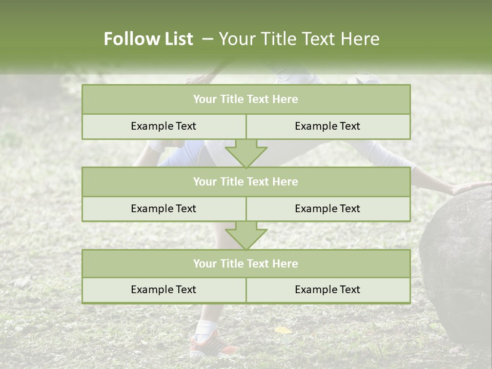 Real Shoe Leaf PowerPoint Template