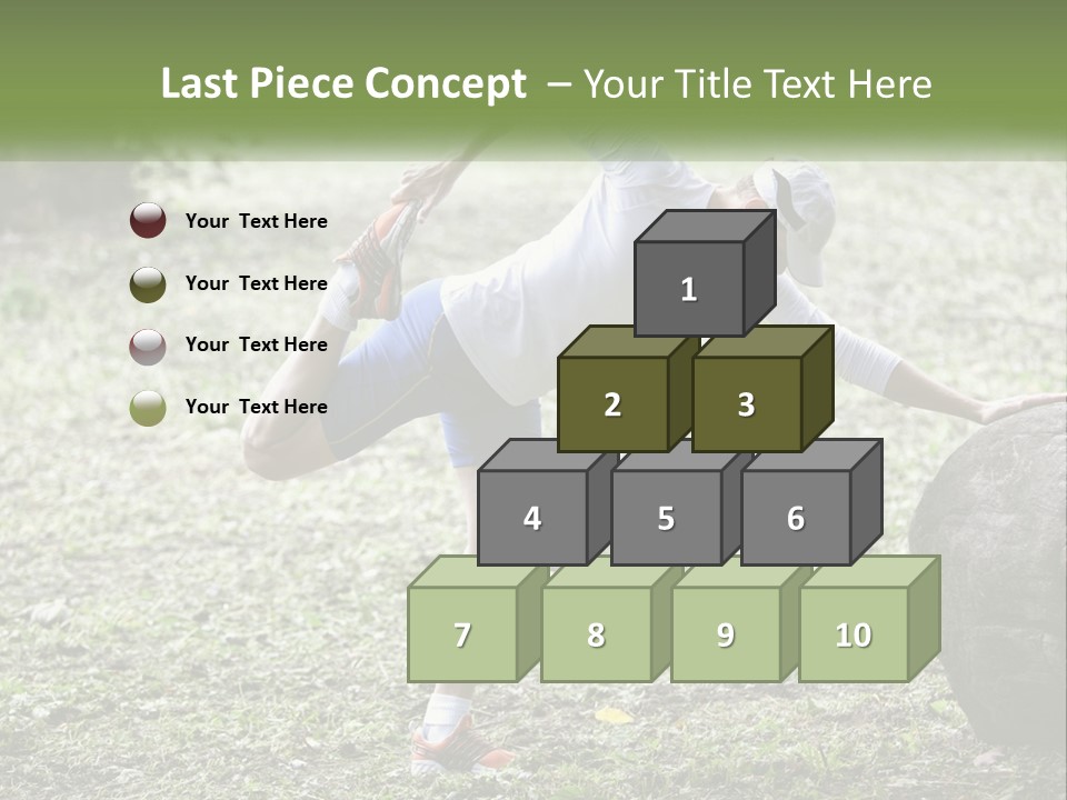 Real Shoe Leaf PowerPoint Template