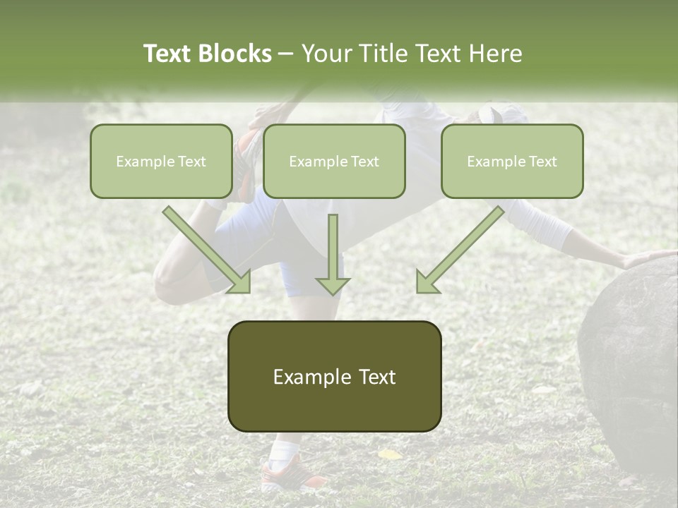Real Shoe Leaf PowerPoint Template