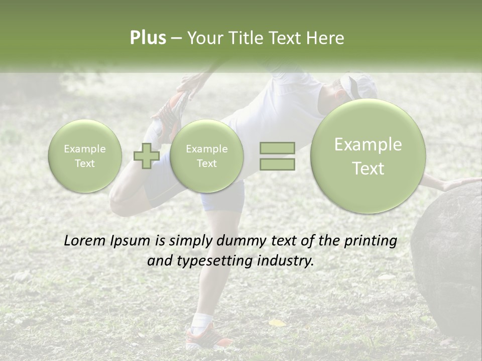 Real Shoe Leaf PowerPoint Template