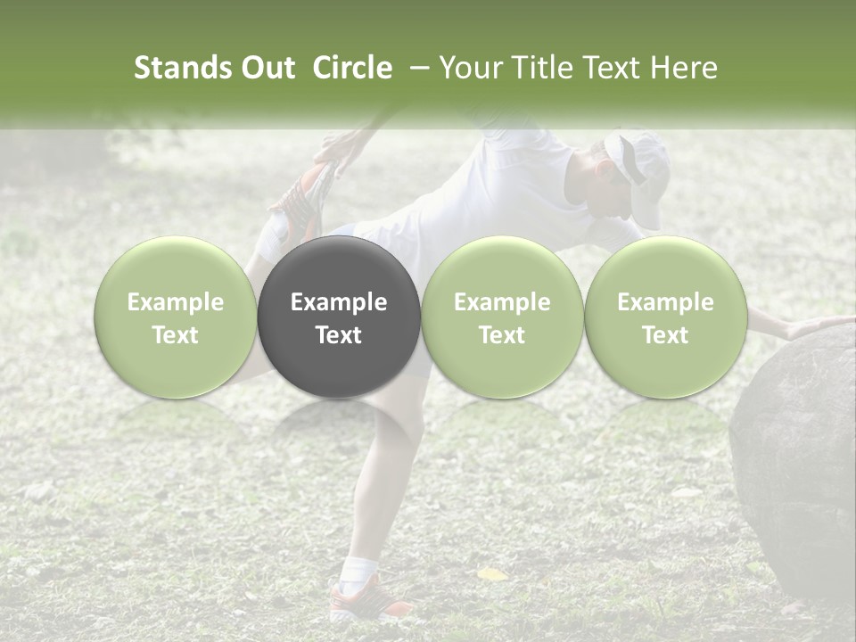 Real Shoe Leaf PowerPoint Template