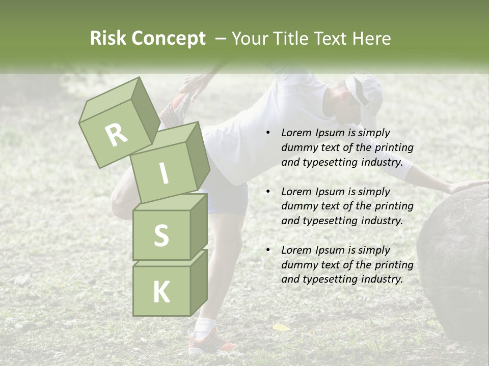 Real Shoe Leaf PowerPoint Template