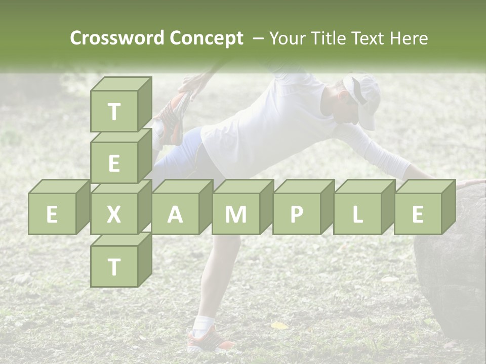 Real Shoe Leaf PowerPoint Template