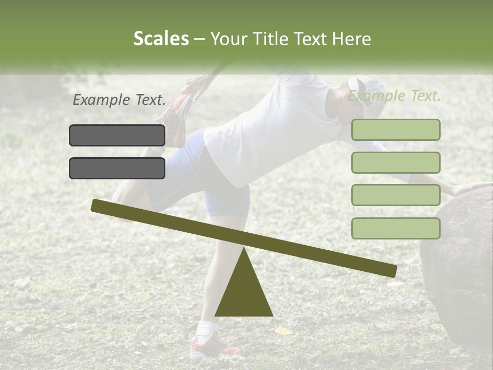 Real Shoe Leaf PowerPoint Template