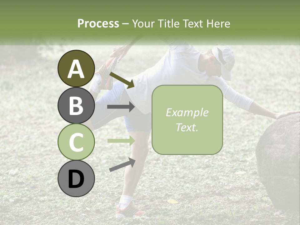 Real Shoe Leaf PowerPoint Template