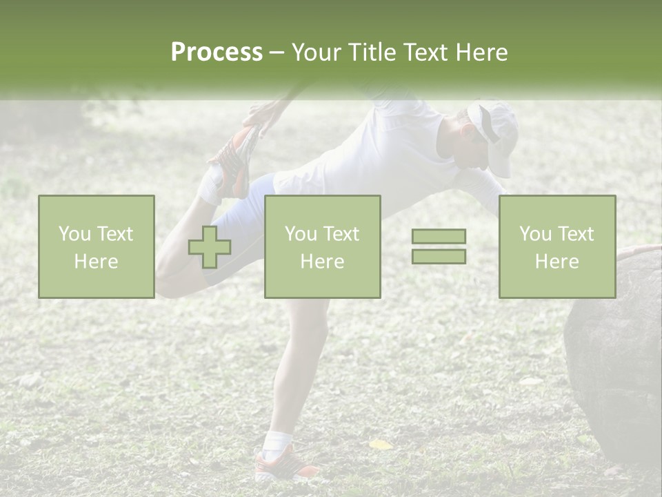 Real Shoe Leaf PowerPoint Template