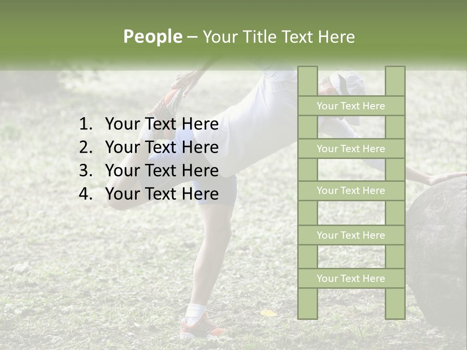 Real Shoe Leaf PowerPoint Template