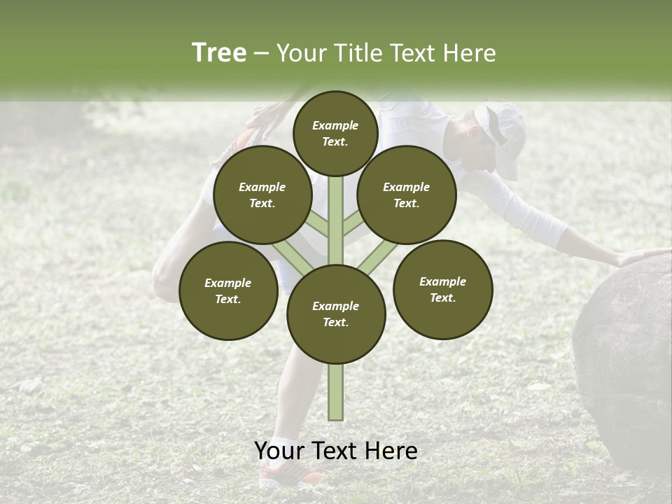 Real Shoe Leaf PowerPoint Template