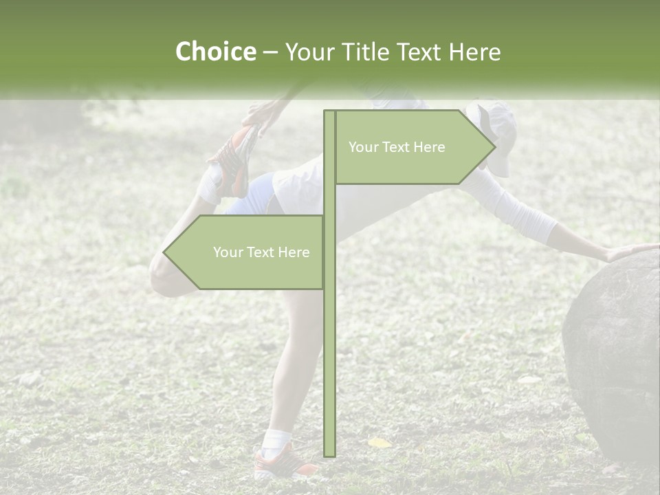 Real Shoe Leaf PowerPoint Template