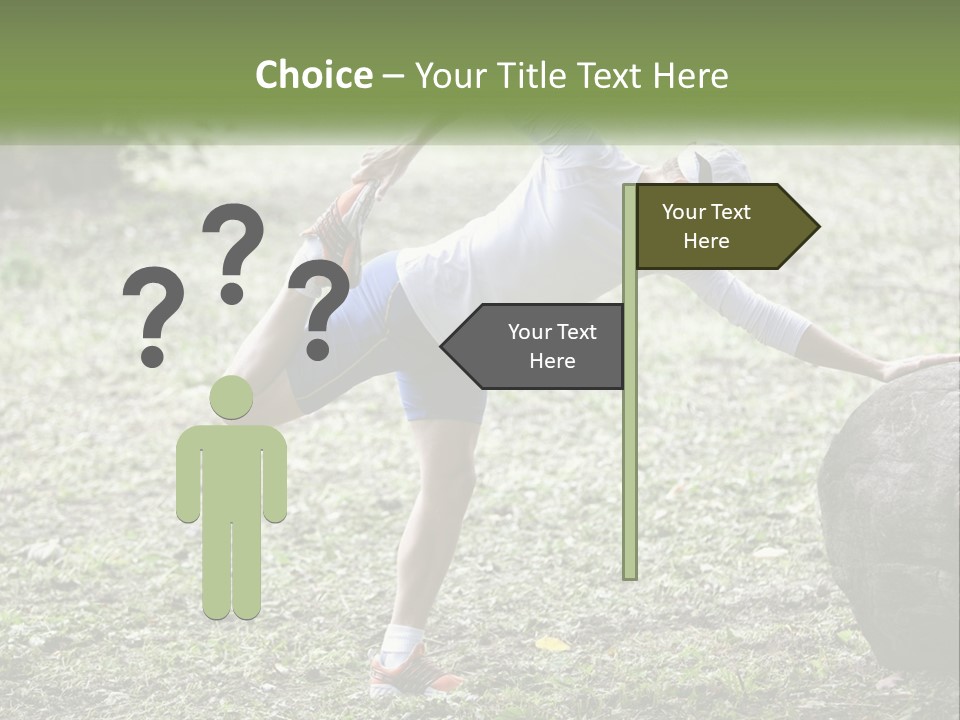 Real Shoe Leaf PowerPoint Template