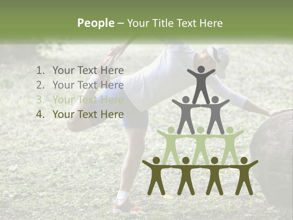 Real Shoe Leaf PowerPoint Template