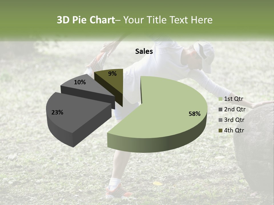 Real Shoe Leaf PowerPoint Template