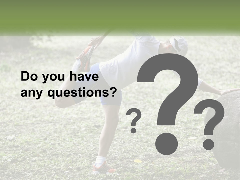 Real Shoe Leaf PowerPoint Template