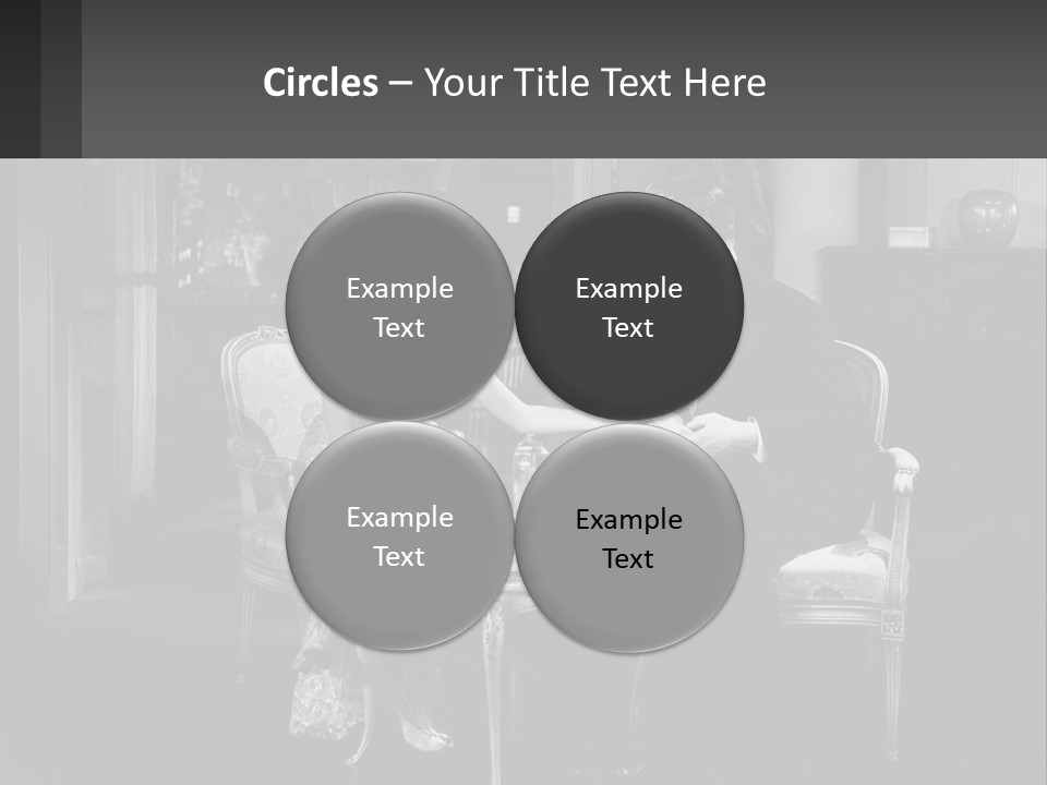 Black And White Love Affair PowerPoint Template