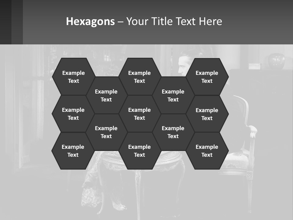 Black And White Love Affair PowerPoint Template