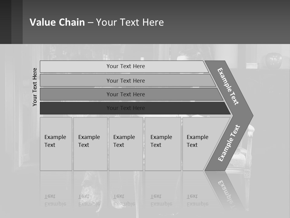 Black And White Love Affair PowerPoint Template