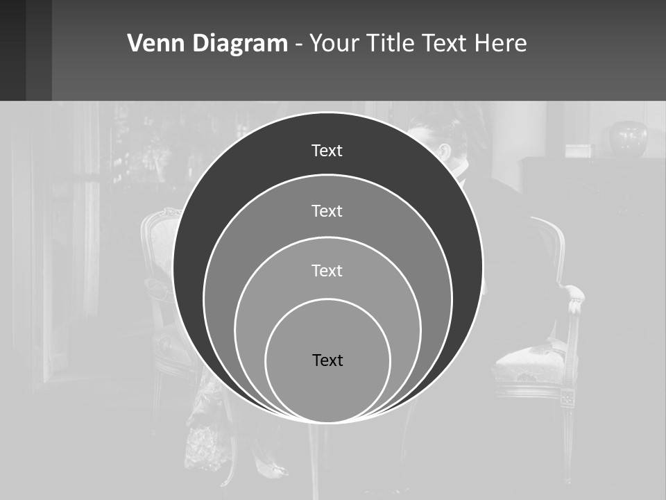 Black And White Love Affair PowerPoint Template